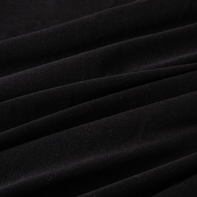 Close-up view of Longan Craft Multicolor Polyester Jersey Fabric By The Yard, a stretchable elastane jersey with a soft, smooth texture and gentle drape—ideal for activewear and jersey dress projects.