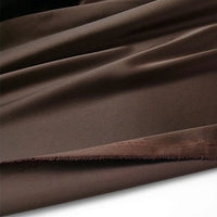 A close-up of Longan Craft's Multicolor Satin Fabric by the Yard, a silky polyester satin cloth with a soft sheen, neatly folded and displayed—perfect textile for apparel.