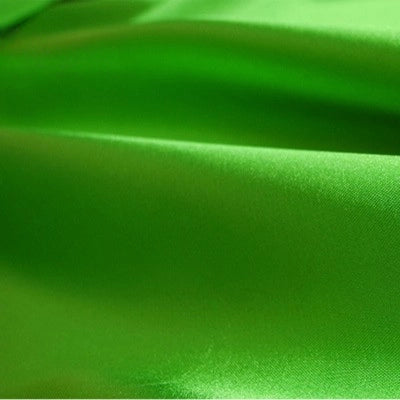 A close-up of Longan Craft’s Multicolor Satin Fabric by the Yard shows its silky, shiny polyester texture with vibrant folds and highlights—ideal for apparel and crafts.