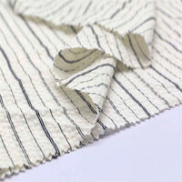 Multicolor Striped Seersucker Fabric By the Yard