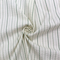 Multicolor Striped Seersucker Fabric By the Yard