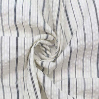 Multicolor Striped Seersucker Fabric By the Yard