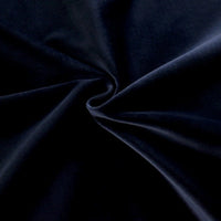 Close-up of Longan Craft's Cotton Velvet Fabric By The Yard, a soft plain pure cotton velveteen with a smooth texture and gentle folds converging at the center, ideal for sewing, crafts, and upholstery projects.