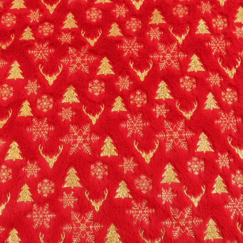 PV Velvet Christmas Tree Fabric By The Yard