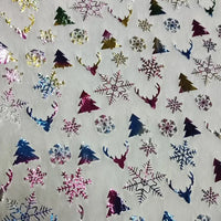 PV Velvet Christmas Tree Fabric By The Yard