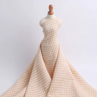 Plaid Waffle Weave Fabric By The Yard