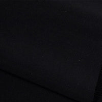 A close-up of Longan Craft Plain Color French Terry Fabric by the yard reveals its soft, smooth texture with subtle folds and a few tiny white fibers—ideal polyester French terry material for winter clothing.