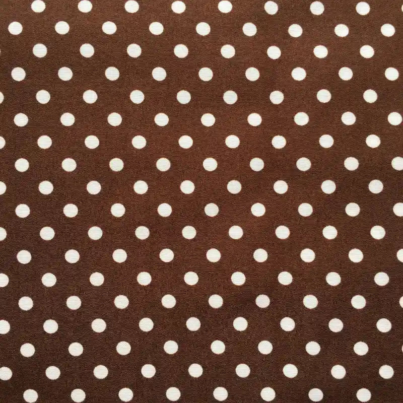 Longan Craft’s Polka Dot Printed Peachskin Fabric by the Yard is a soft, colorful microfiber polyester material with evenly spaced white dots—ideal for DIY skirts and dressmaking projects.