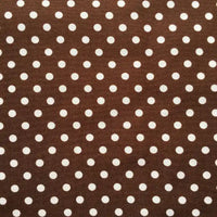 Longan Craft’s Polka Dot Printed Peachskin Fabric by the Yard is a soft, colorful microfiber polyester material with evenly spaced white dots—ideal for DIY skirts and dressmaking projects.