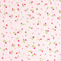 Printed Cotton Pointelle Knit Fabric By The Yard