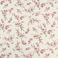 Printed Cotton Pointelle Knit Fabric By The Yard