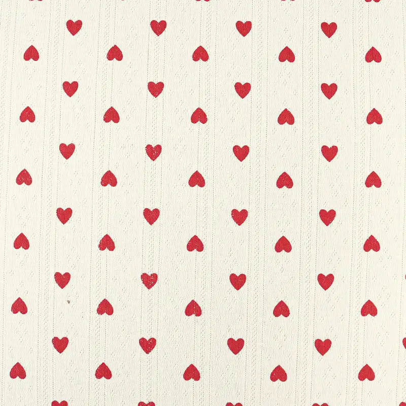 Printed Cotton Pointelle Knit Fabric By The Yard