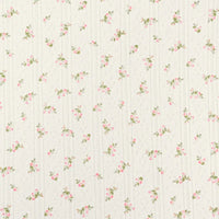 Printed Cotton Pointelle Knit Fabric By The Yard