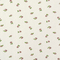 Printed Cotton Pointelle Knit Fabric By The Yard