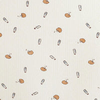 Printed Cotton Pointelle Knit Fabric By The Yard