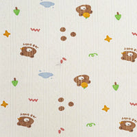 Printed Cotton Pointelle Knit Fabric By The Yard