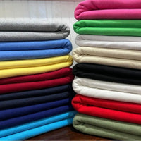 Pure Color Cotton Rib Knit Fabric By The Yard