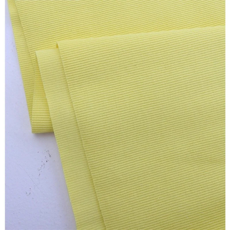 Pure Color Cotton Rib Knit Fabric By The Yard
