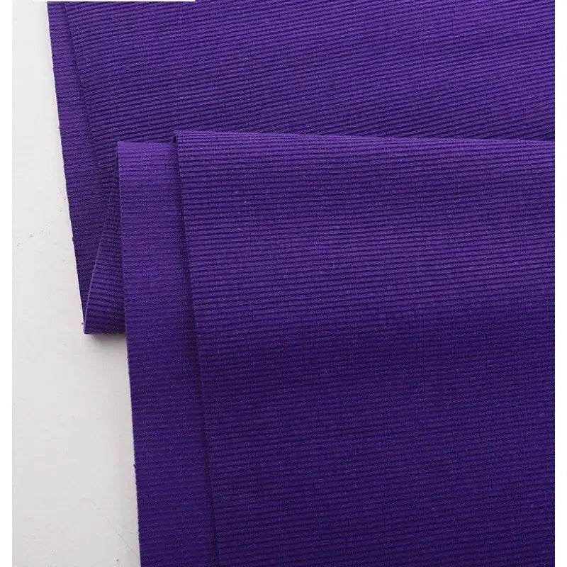 Pure Color Cotton Rib Knit Fabric By The Yard