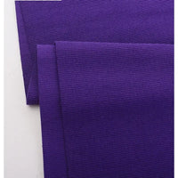 Pure Color Cotton Rib Knit Fabric By The Yard