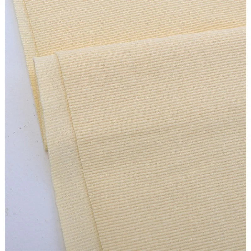 Pure Color Cotton Rib Knit Fabric By The Yard