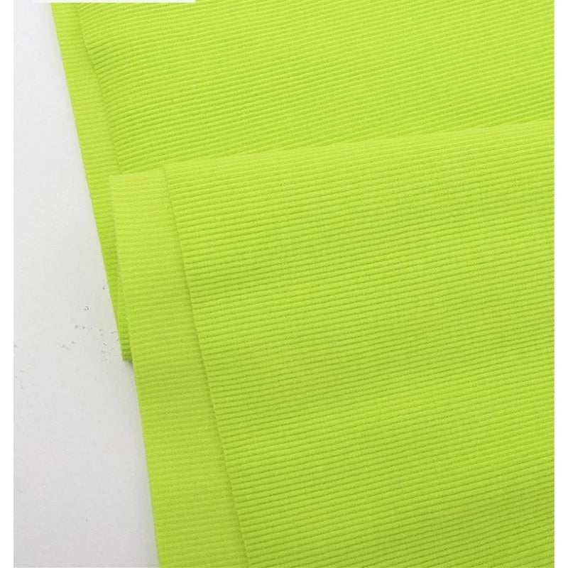 Pure Color Cotton Rib Knit Fabric By The Yard
