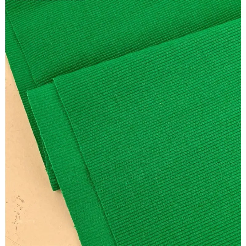 Pure Color Cotton Rib Knit Fabric By The Yard