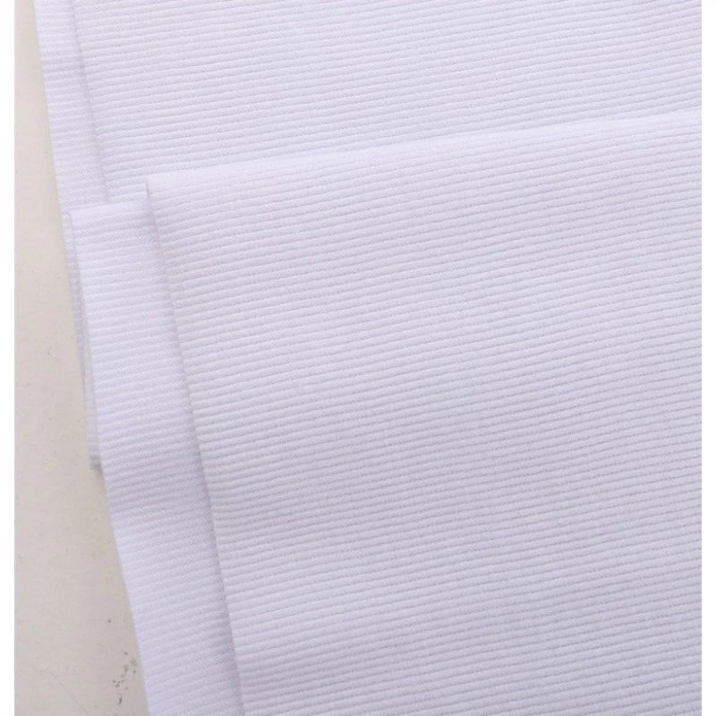 Pure Color Cotton Rib Knit Fabric By The Yard