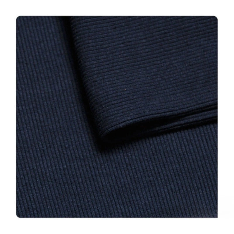 Pure Color Cotton Rib Knit Fabric By The Yard