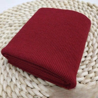Pure Color Cotton Rib Knit Fabric By The Yard
