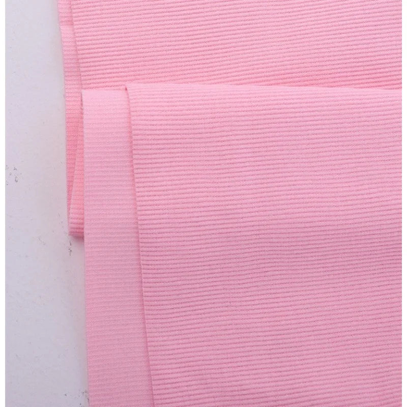 Pure Color Cotton Rib Knit Fabric By The Yard