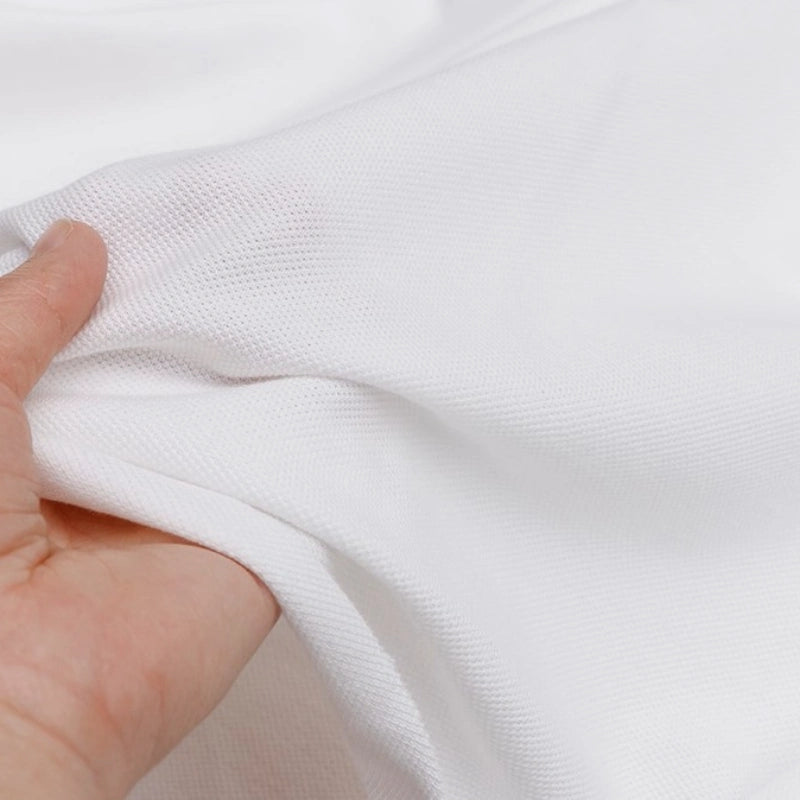 Pure Color Pique Cotton Fabric By The Yard