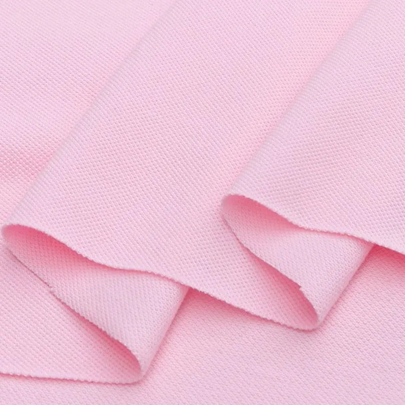 Pure Color Pique Cotton Fabric By The Yard