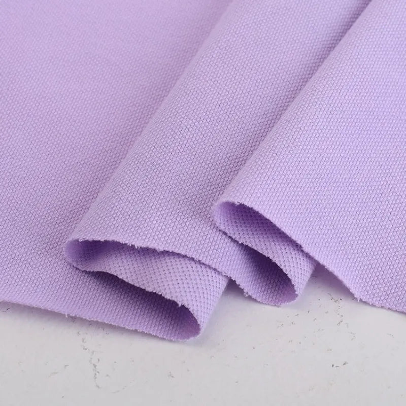 Pure Color Pique Cotton Fabric By The Yard