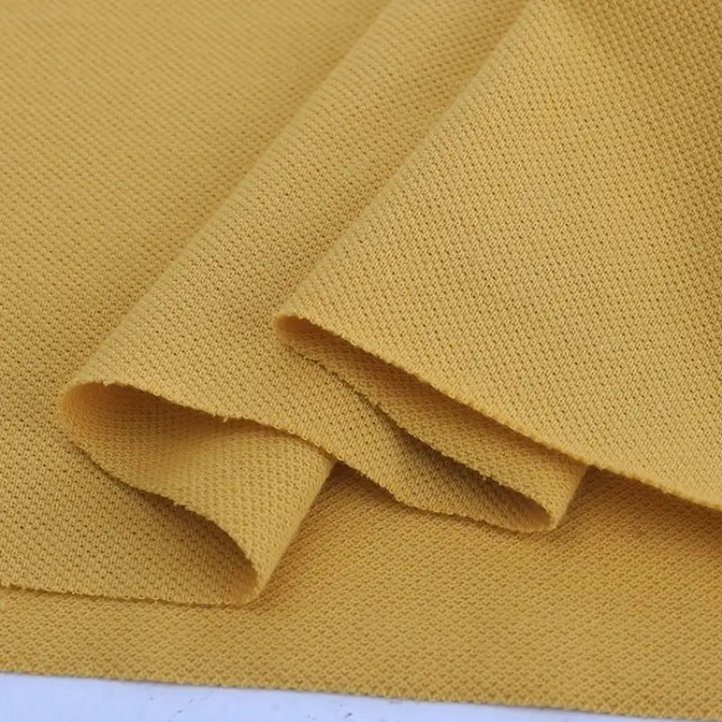 Pure Color Pique Cotton Fabric By The Yard