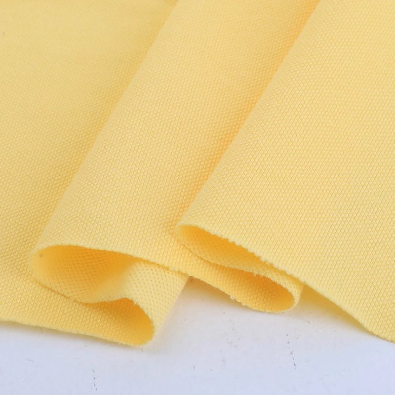 Pure Color Pique Cotton Fabric By The Yard