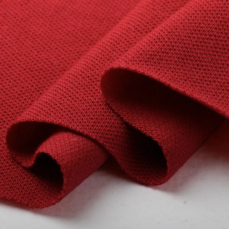 Pure Color Pique Cotton Fabric By The Yard