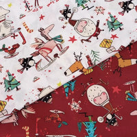 Pure Cotton Christmas Fabric By The Yard