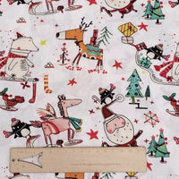 Pure Cotton Christmas Fabric By The Yard