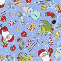 Pure Cotton Christmas Fabric By The Yard