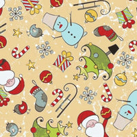 Pure Cotton Christmas Fabric By The Yard