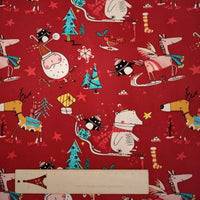 Pure Cotton Christmas Fabric By The Yard