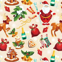 Pure Cotton Christmas Fabric By The Yard