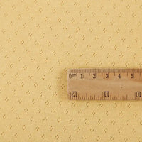 Pure Cotton Pointelle Knit Jersey Fabric By The Yard