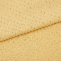 Pure Cotton Pointelle Knit Jersey Fabric By The Yard
