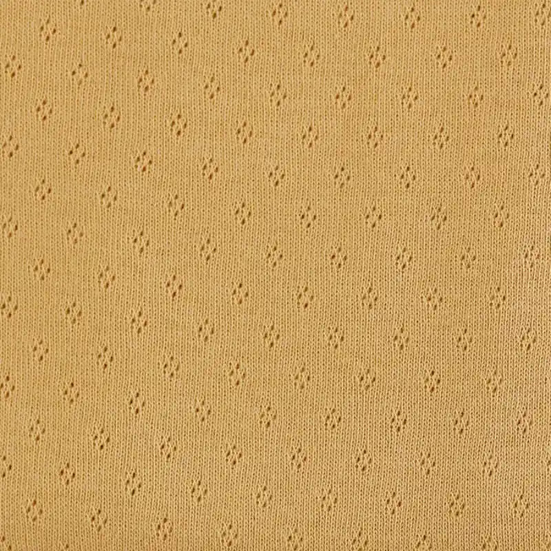 Pure Cotton Pointelle Knit Jersey Fabric By The Yard