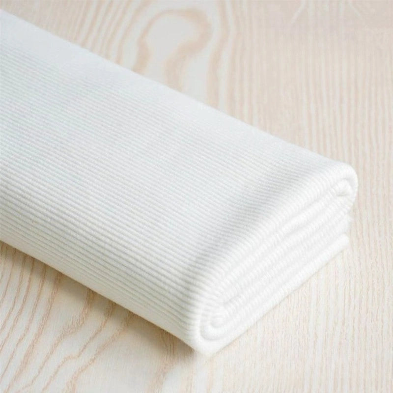 Pure Color Cotton Rib Knit Fabric By The Yard