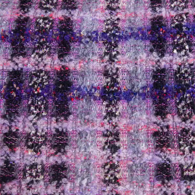 Purple Tweed Fabric By The Yard