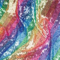 Rainbow Sequin Fabric By The Yard