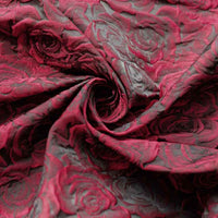 RoseBrocadeFabricBytheYard
